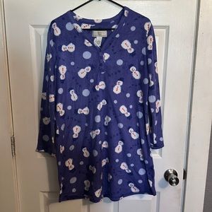 Karen Neuburger Pajamas. Soft Nightgown. 3/4 sleeve. Size Medium.